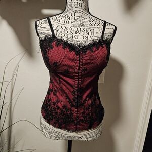Vintage Lovie Red Corset size M